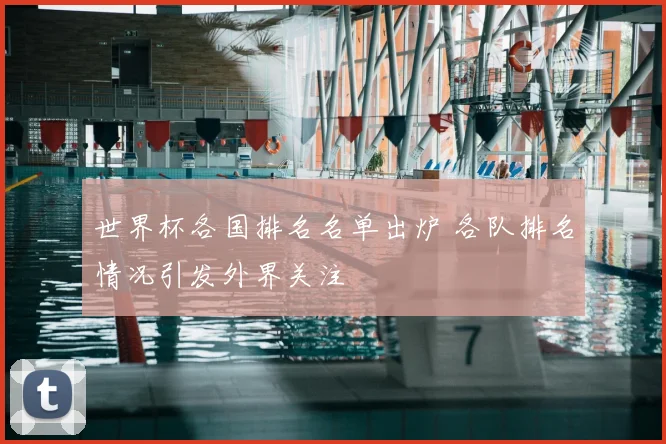 世界杯各国排名名单出炉 各队排名情况引发外界关注